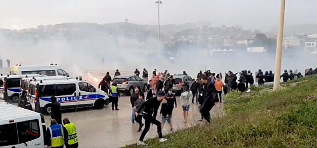 Chaos voor OM-Feyenoord: politie vuurt traangas af