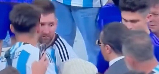 Messi zichtbaar geïrriteerd door opdringerige Salt Bae