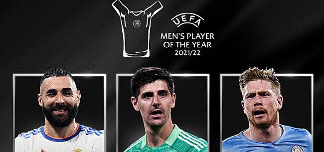 Foto: UEFA Player of the Year: Courtois en KDB bij 3 genomineerden
