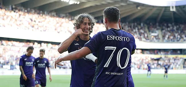 Esposito waarschuwt concurrenten van Anderlecht