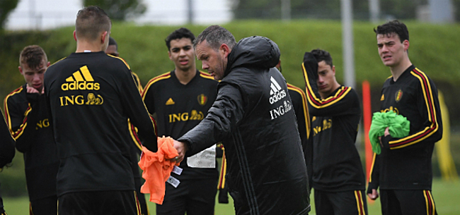Foto: Belgische U18-ploeg delft het onderspit tegen Nederland