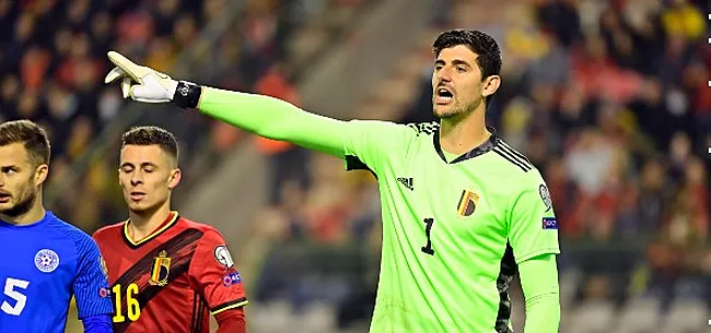 Courtois zet iedereen bij België met de voeten op de grond