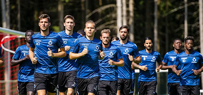 Opvallend gezicht duikt op bij training Club Brugge