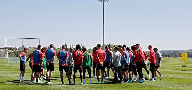 Nieuwe afwezige op laatste training Rode Duivels