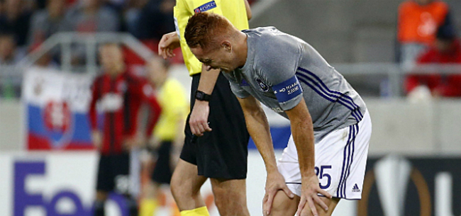 Anderlecht verslikt zich en lijdt pijnlijke nederlaag in Slovakije