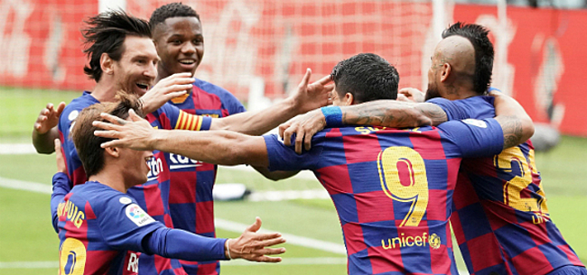 Foto: Barça wint ook laatste oefengalop voor competitiestart