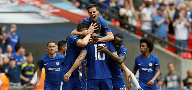 Chelsea en Hazard spelen finale tegen Lukaku en co