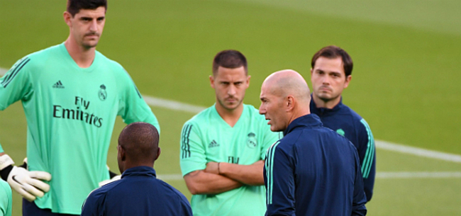 Zidane hakt knoop door over Courtois, belangrijke rol Hazard