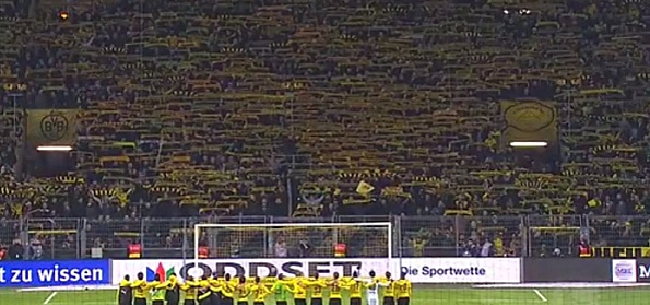 Supporters en spelers Dortmund zorgen voor veel kippenvel