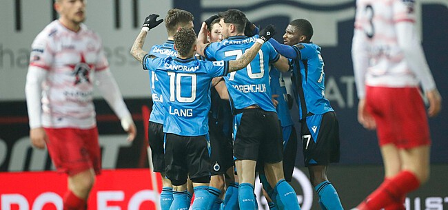 Zwak Club Brugge strompelt weer de top vier binnen