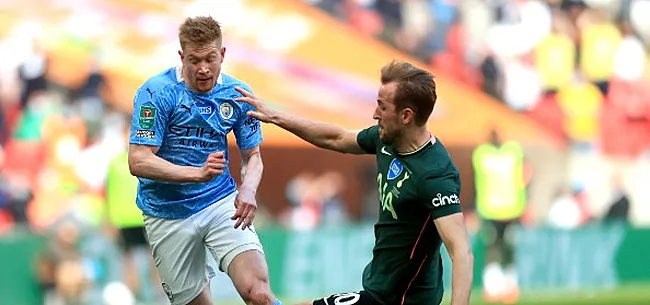 Kane lonkt naar De Bruyne: 