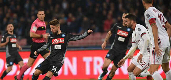 Mertens zet Napoli op weg naar driepunter tegen AC Milan met deze assist (VIDEO)
