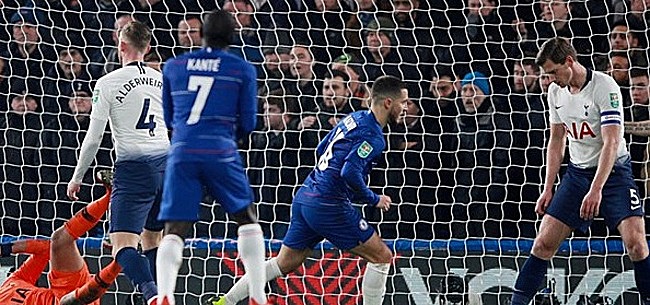 Hazard trapt Chelsea naar finale, Vertonghen & co druipen af