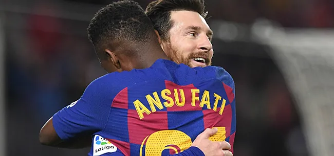 Messi en Fati bezorgen tienkoppig Barça de zege