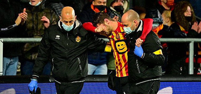 Foto: Angstwekkende blessure voor KV Mechelens-spits