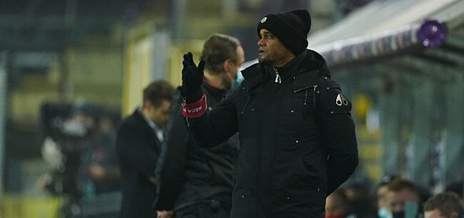 Foto: Kompany ziet verontrustend signaal bij Anderlecht