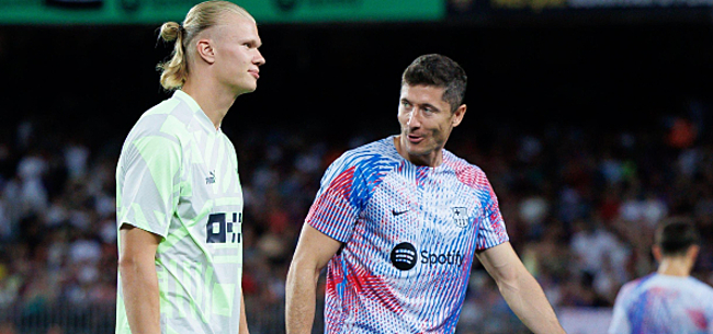 Foto: Haaland vs. Lewandowski in cijfers: 'Hij is nóg efficiënter'