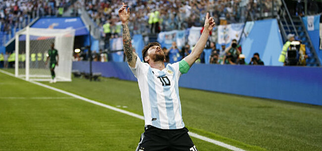 Messi slaakt zucht van opluchting: 