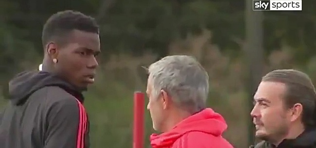 VIDEO: Pogba en Mourinho krijgen het aan de stok op training