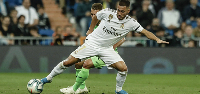 Hazard stilaan vertrokken in Madrid: 