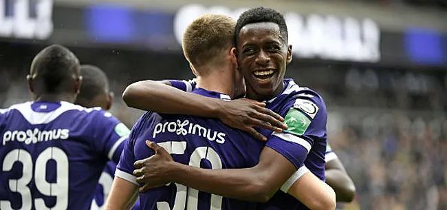 Lof voor middenvelder van Anderlecht: 