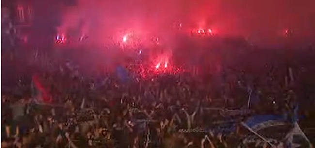 Zo verwelkomen uitzinnige fans de kampioenenbus in Brugge (VIDEO)