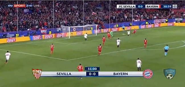 GOAL! Sevilla brengt nu ook Bayern in lastige papieren (VIDEO)