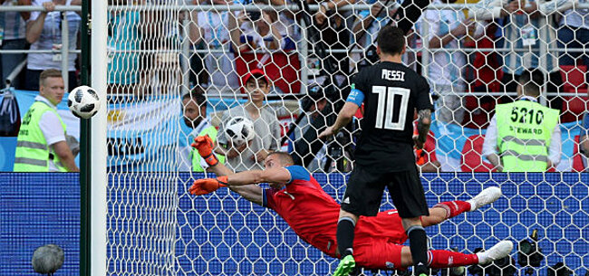 Messi vergeet vanop de stip Argentinië de zege te bezorgen tegen IJsland