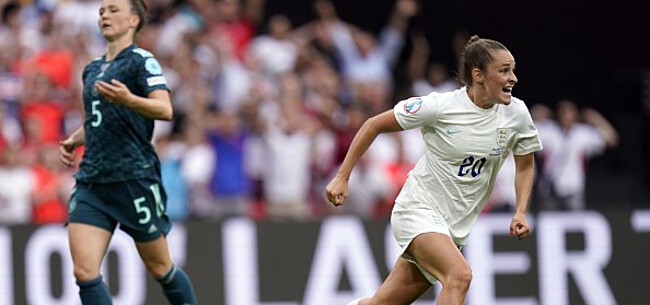 Foto: Engelse vrouwen pakken EK-titel na thriller tegen Duitsland