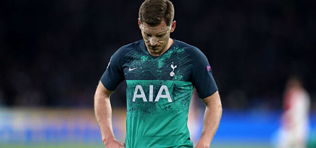 Tottenham komt met update over blessure Vertonghen