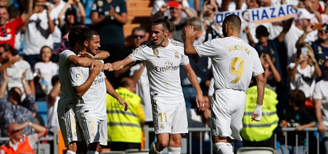Hazard loodst met goal en assist Real naar nipte zege tegen Granada 