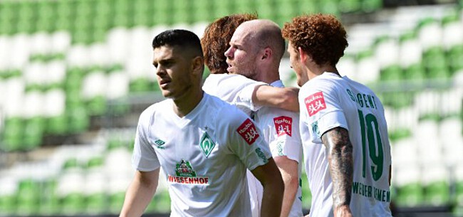 Werder Bremen voorlopig gered na mirakel, Gladbach mag naar CL