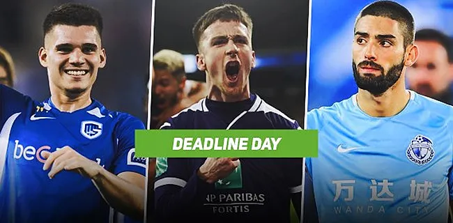 Herbeleef DEADLINE DAY: RSCA flirt met de limiet, uitleenbeurten bij de vleet