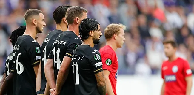 Anderlecht valt door de mand: 