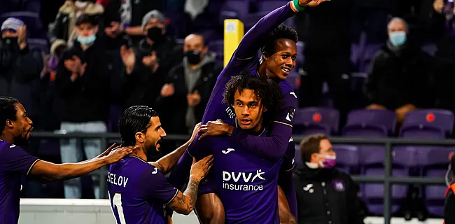 Anderlecht weer in top vier na ruime zege tegen Eupen 