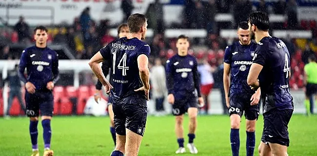 Anderlecht-aanhang roept spelers ter verantwoording