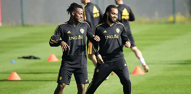 Eén Rode Duivel aan de aftrap, één op de bank in vroege CL-duels