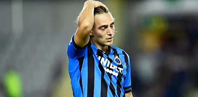 Nielsen de wanhoop nabij bij Club Brugge