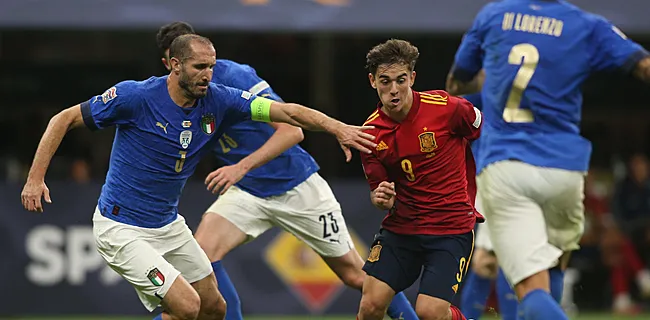 Spanje verzekert zich van finale en maakt einde aan ongeslagen reeks Italië
