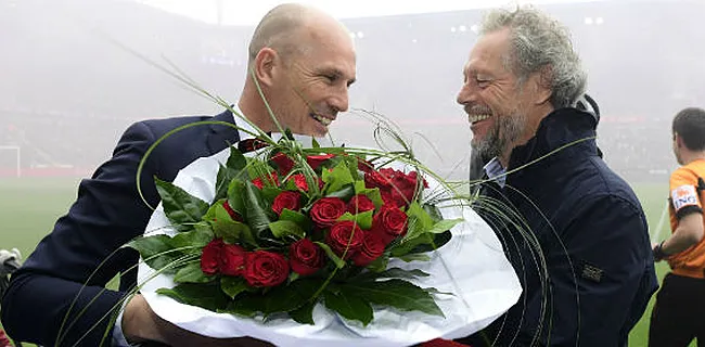 Clement oog in oog met leermeester: 