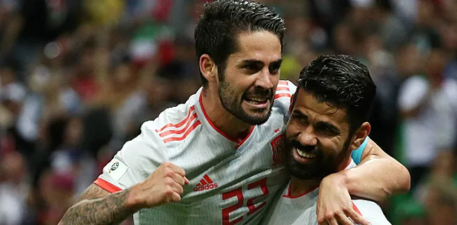 Spanje met nodige moeite voorbij stevig Iraans blok