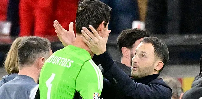 Courtois trapt na richting Tedesco: 