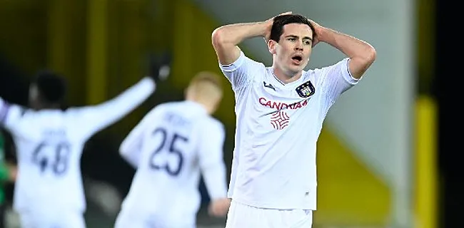 Cullen hard na duur puntenverlies Anderlecht