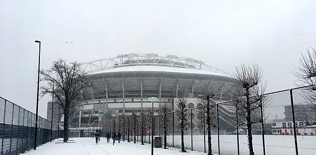 Hevige sneeuwval: Vreemd probleem bij Ajax-PSV