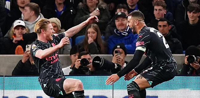 De Bruyne leidt ruime zege City in, titelfeest PSV uitgesteld