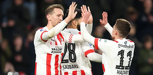 Hazard maakt opnieuw goede beurt bij winnend PSV