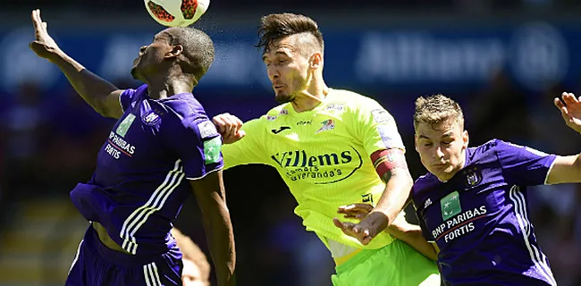Zwakke plek bij Anderlecht: 
