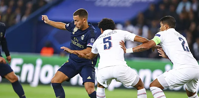 Real ziet af in Parijs, Hazard onzichtbaar: 