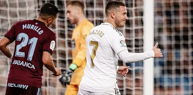 Eindelijk! Hazard viert wederoptreden bij Real Madrid