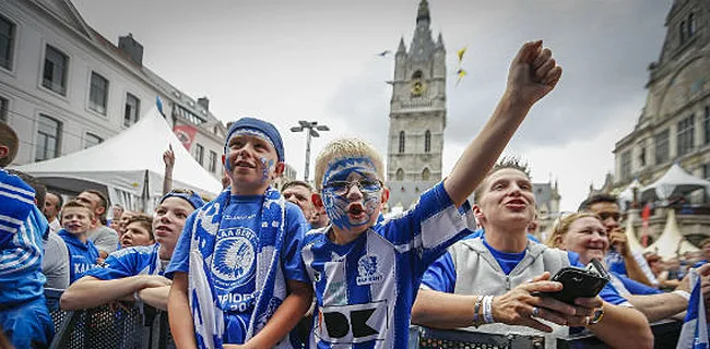 Spelers van AA Gent brengen bezoekje aan Gentse Feesten